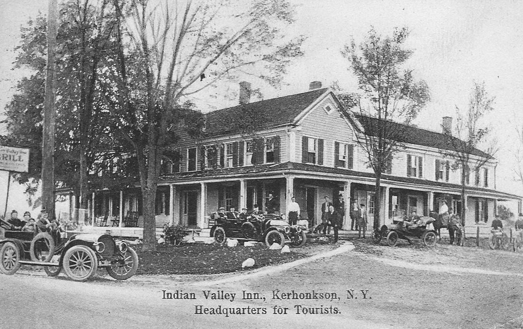 Indian Valley Inn, Kerhonkson, N.Y., Headquarters for Tourists