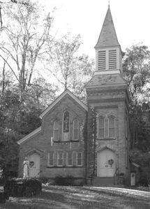 The Roseton Church still stands near what was the Rose brick company.